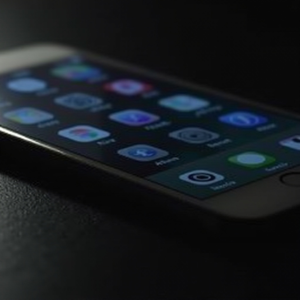 por que meus aplicativos de iPhone ficaram pretos