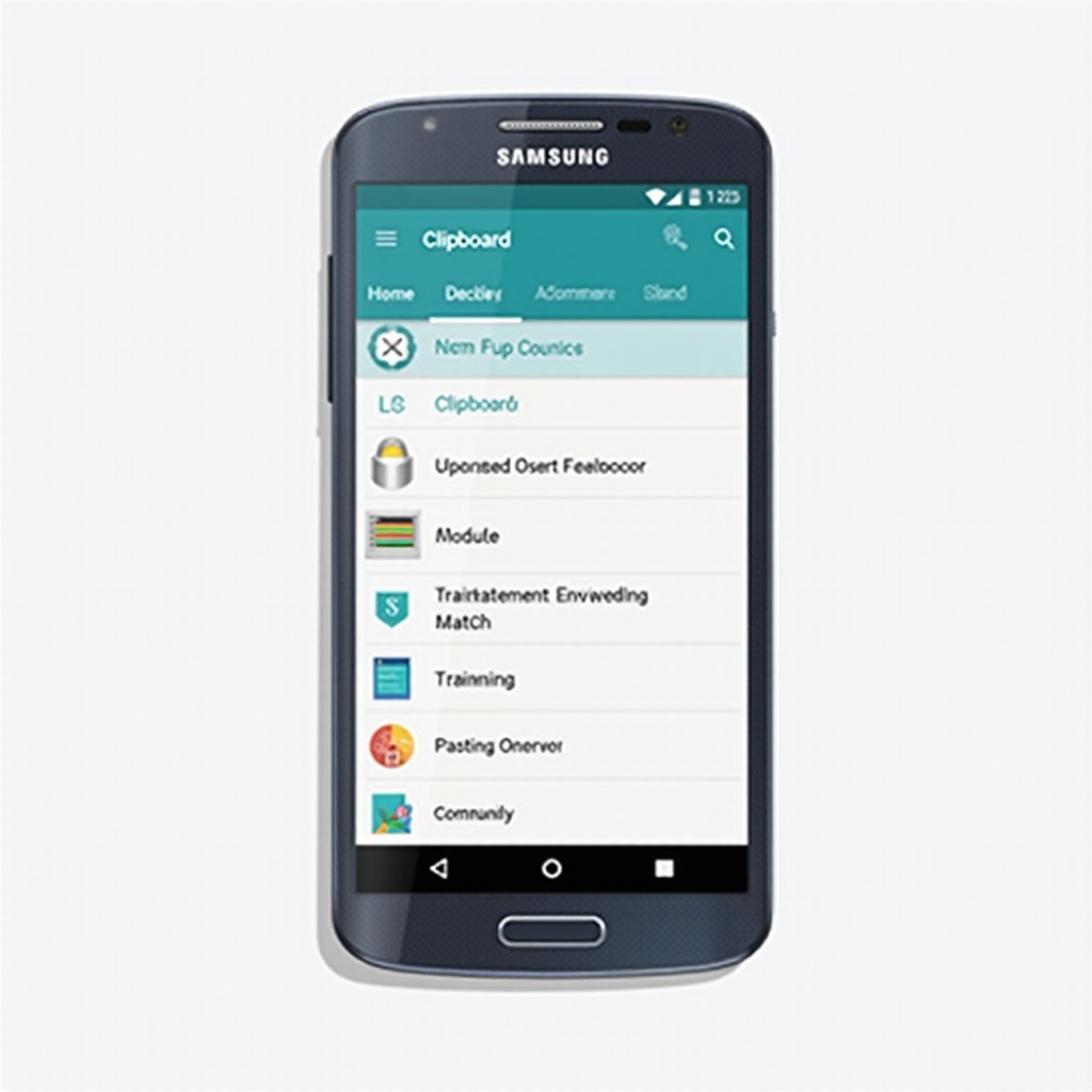 cómo acceder al portapapeles en android samsung