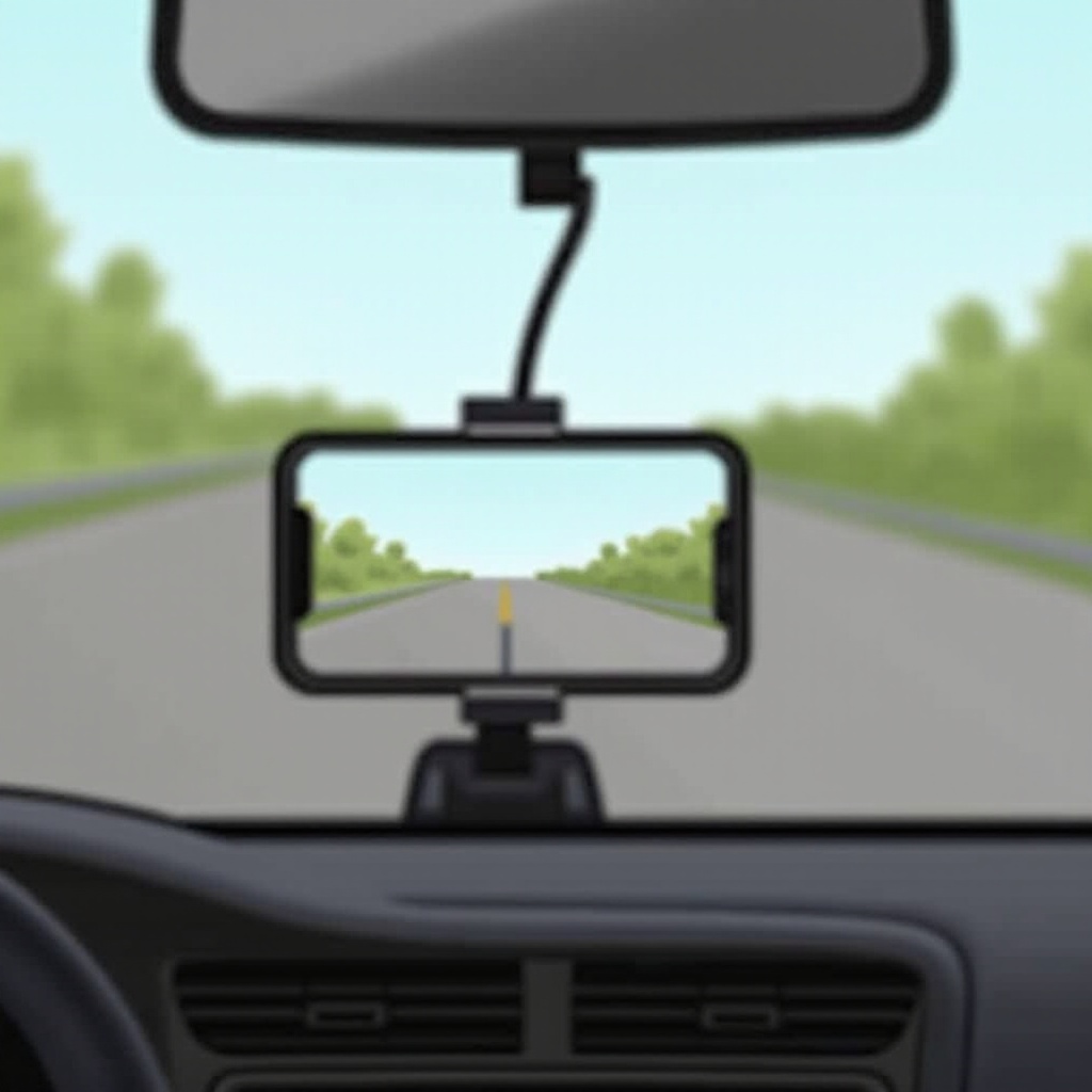 usar el teléfono como dash cam