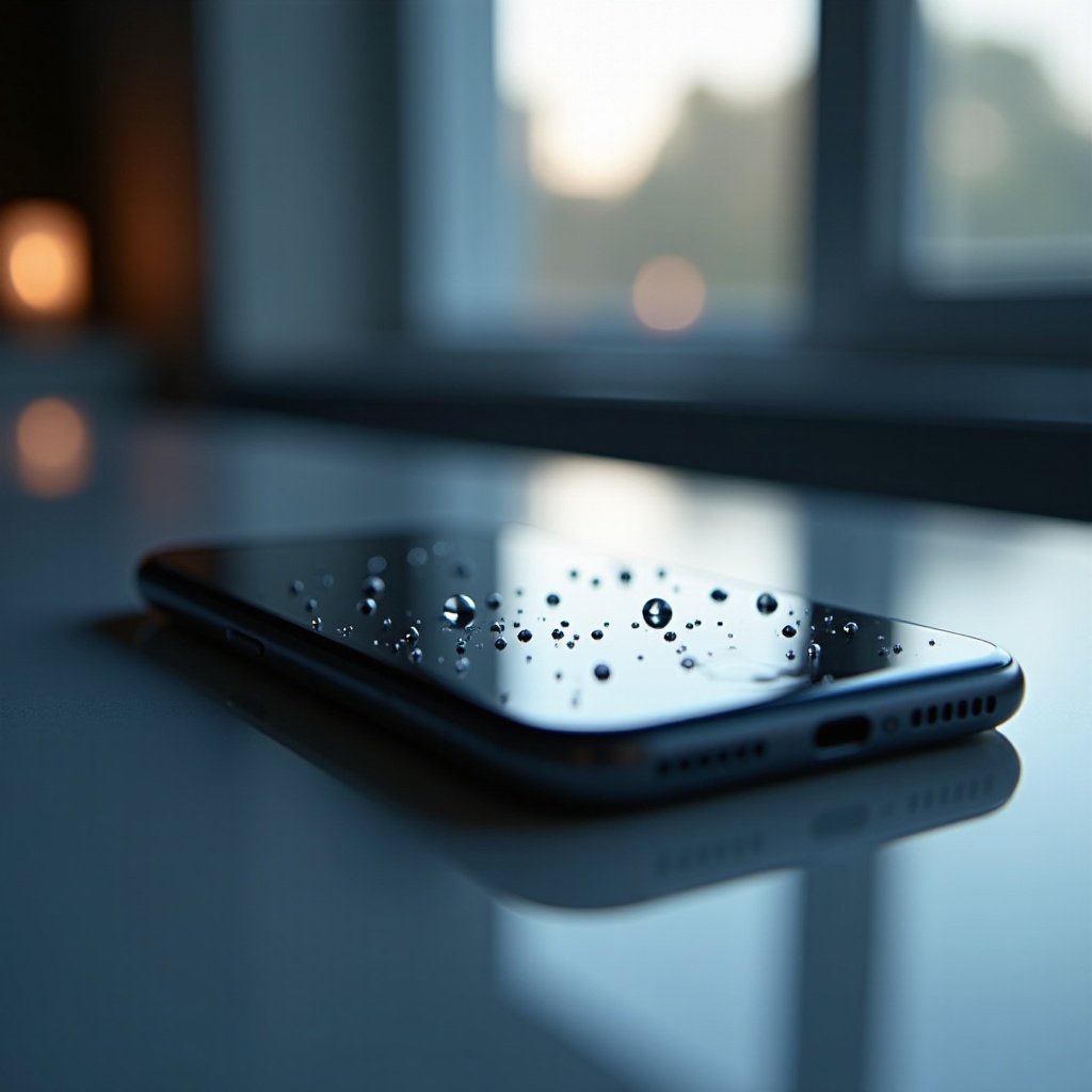 cómo hacer vibrar el agua fuera del iphone