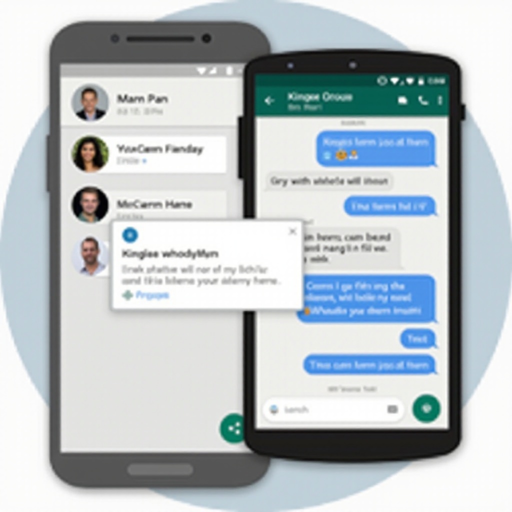 come si esce da un messaggio di gruppo su Android