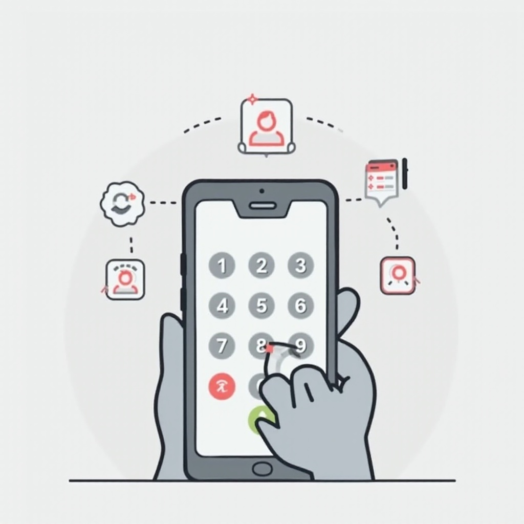 cómo marcar una extensión en iPhone