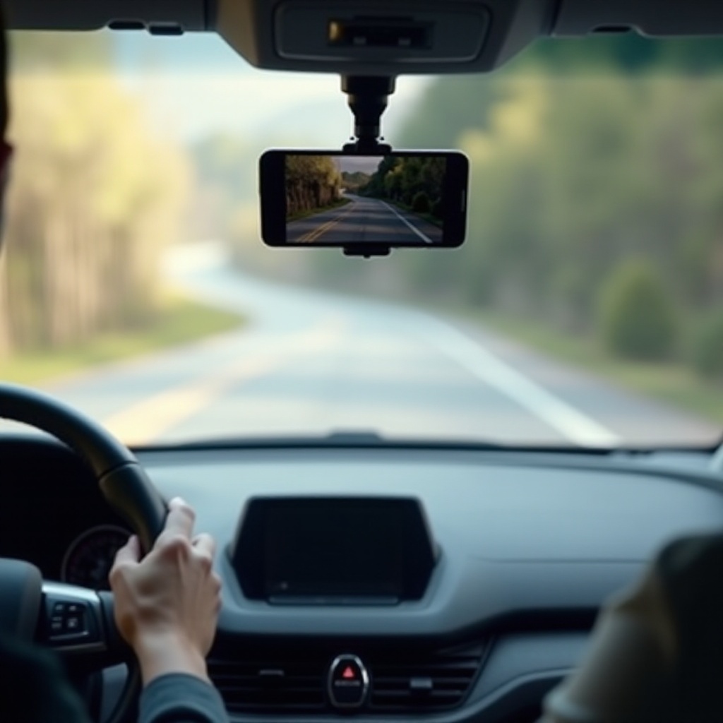 usa il telefono come dash cam