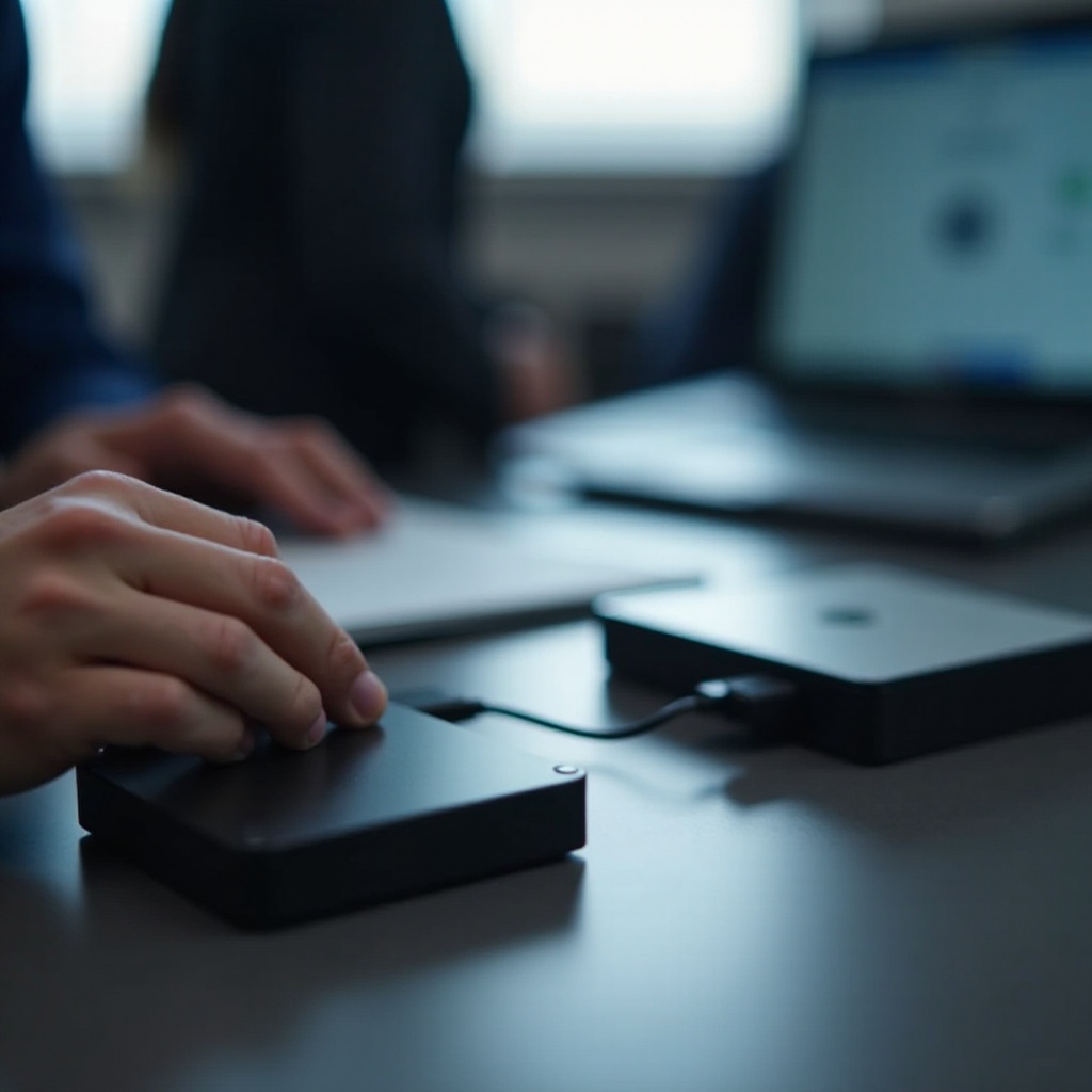 test di velocità del disco rigido esterno