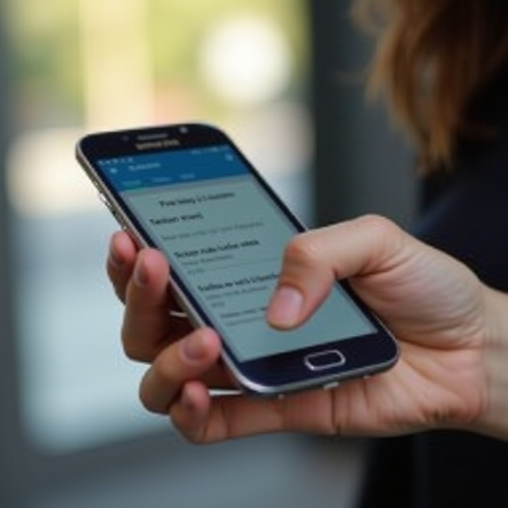 come accedere agli appunti su Android Samsung